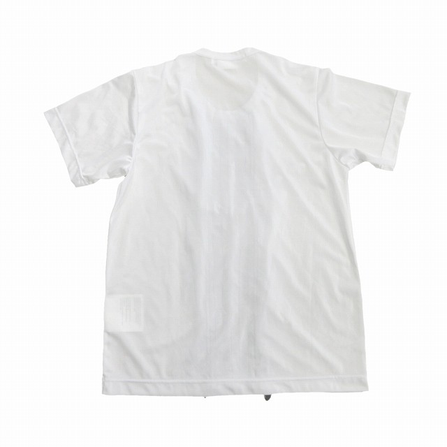 【美品】  COMME des GARCONS COMME des GARCONS / コムコム | 2022SS / AD2021 変形 短冊 切替 チュール レース フリル  カットソー Tシャツ | S | ホワイト | レディース