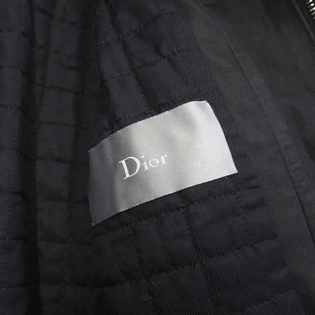 中古】良品 12aw ディオールオム Dior ムートンファー ラム レザー