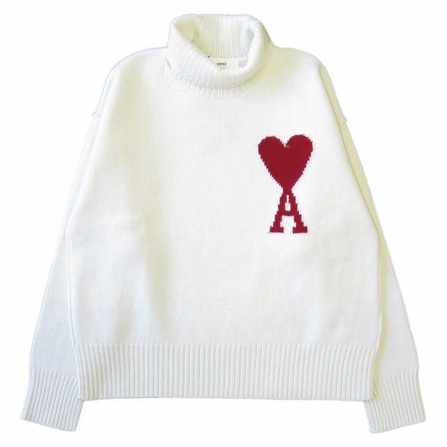 【中古】未使用品 23AW アミパリス Ami Paris アミ アレクサンドル マテュッシ タートルネック ニット セーター S｜au PAY  マーケット