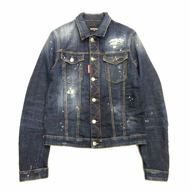 中古】極美品 18aw ディースクエアード DSQUARED2 クラッシュ デニム