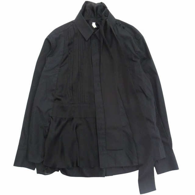 中古】美品 20ss サカイ sacai ドッキング シアー シャツ カットソー ...