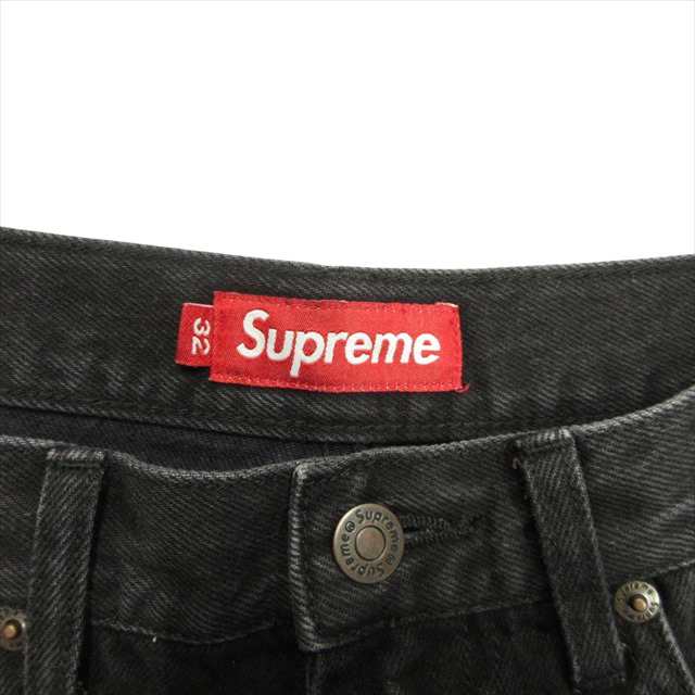 【中古】美品 23aw シュプリーム SUPREME スナップオフ バギー ジーンズ Snap Off Baggy Jean Washed デニム  パンツ｜au PAY マーケット