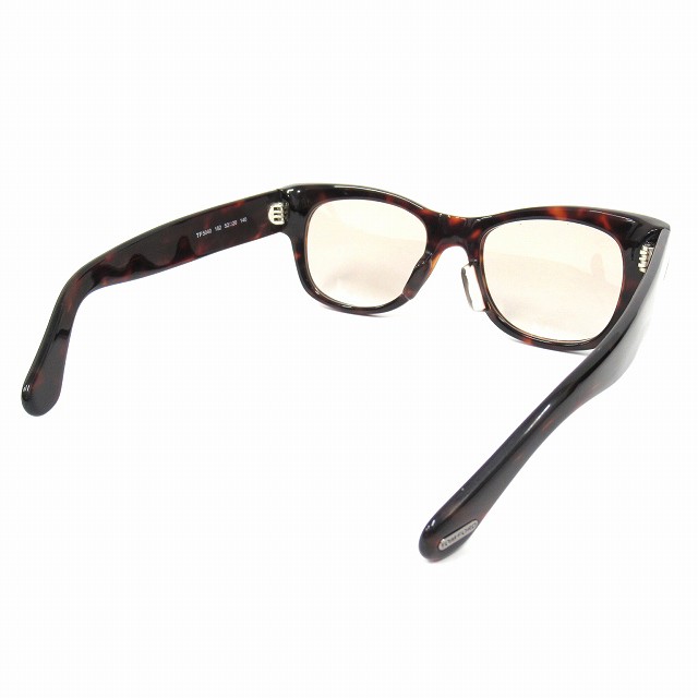 【中古】美品 トムフォード TOM FORD サングラス アイウェア ウェリントンシェイプ べっ甲柄 サイズ52□20-140 黄褐色｜au PAY  マーケット