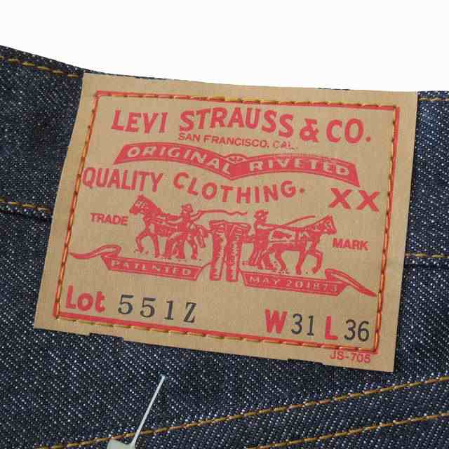 【中古】未使用品 リーバイス Levi's 551Z-XX 60's復刻モデル ビッグE デニム パンツ 赤耳 セルビッチ 日本製 95年製