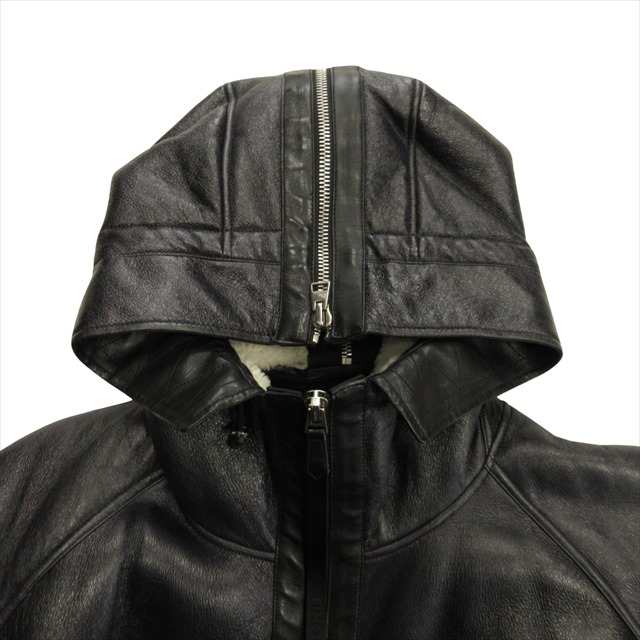 中古】トムフォード TOM FORD フーデッド ムートン コート