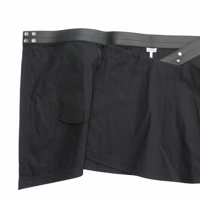 LOEWE ロエベ ラムレザースカート 38 ベージュ