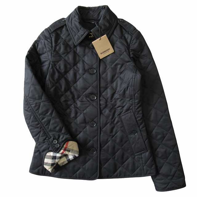 【中古】未使用品 バーバリー ロンドン イングランド BURBERRY LONDON ENGLAND キルティング ジャケット XS ◇８