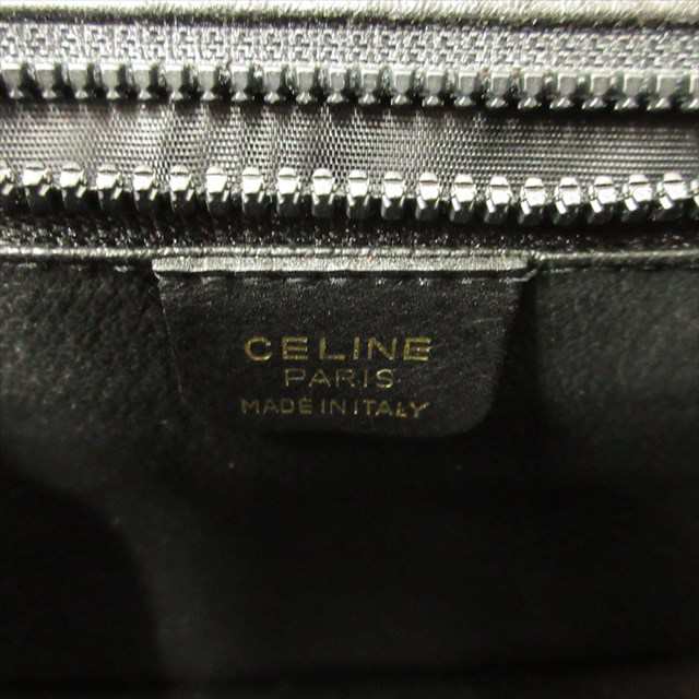 【中古】美品 オールド セリーヌ old CELINE ガンチーニ レザー ショルダー クロスボディ バッグ 鞄 ビンテージ