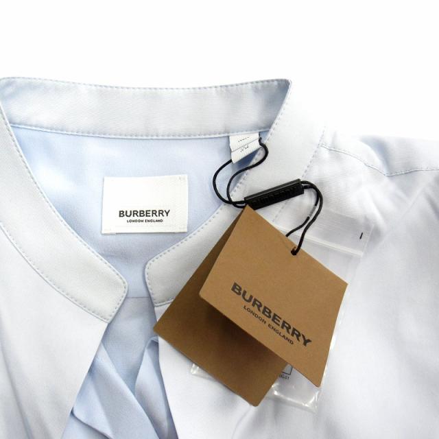 未使用品 バーバリー ロンドン BURBERRY レイヤード ノースリーブ シルク シャツ カットソー ブラウス リカルド・ティッシ UK4▽７ 中古】未使用品 バーバリー ロンドン レイヤード ノースリーブ