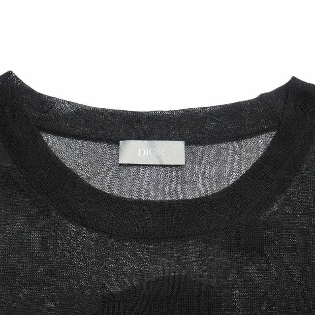 中古】美品 19aw ディオール DIOR by KIM JONES シルク シアー Tシャツ