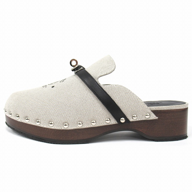 【中古】極美品 23SS エルメス HERMES "Carlotta" カルロッタ サボ クロッグ サンダル シューズ ミュール 39 ◇11 の通販は 57,600円