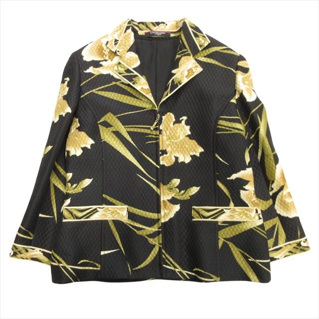 LEONARD レオナール シルクウールジャケット