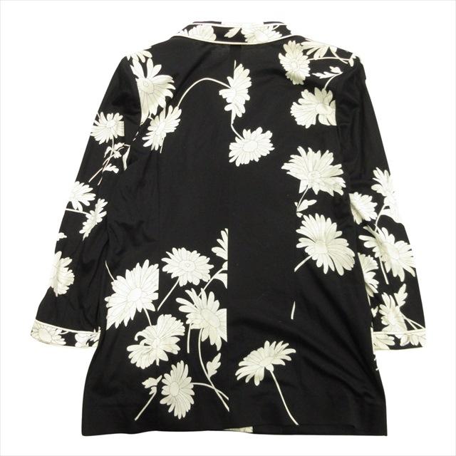 中古】美品 レオナール LEONARD 花柄 テーラード ジャケット ブレザー  