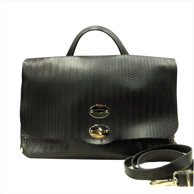 【中古】美品 ザネラート ZANELLATO ポスティーナ POSTINA M+ ARCHE 2way ハンド ショルダー バッグ 鞄 の通販は 20,160円