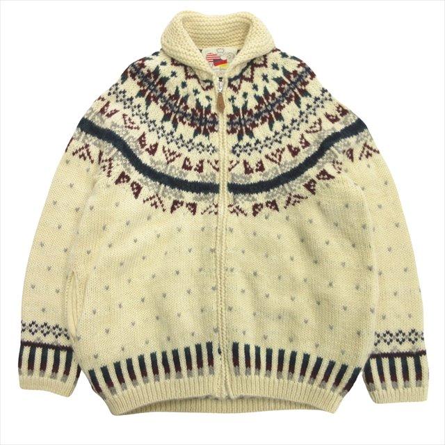 【中古】03aw カールヘルム Karl Helmut ノルディック ニット ジャケット ブルゾン セーター カウチン ピンクハウスの通販は 22,000円