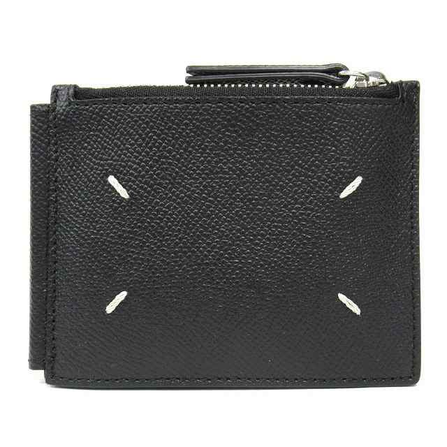 【中古】美品 23SS メゾンマルジェラ Maison Margiela レザー 財布 二つ折り マネークリップ コンパクト SA1UI0018の通販は