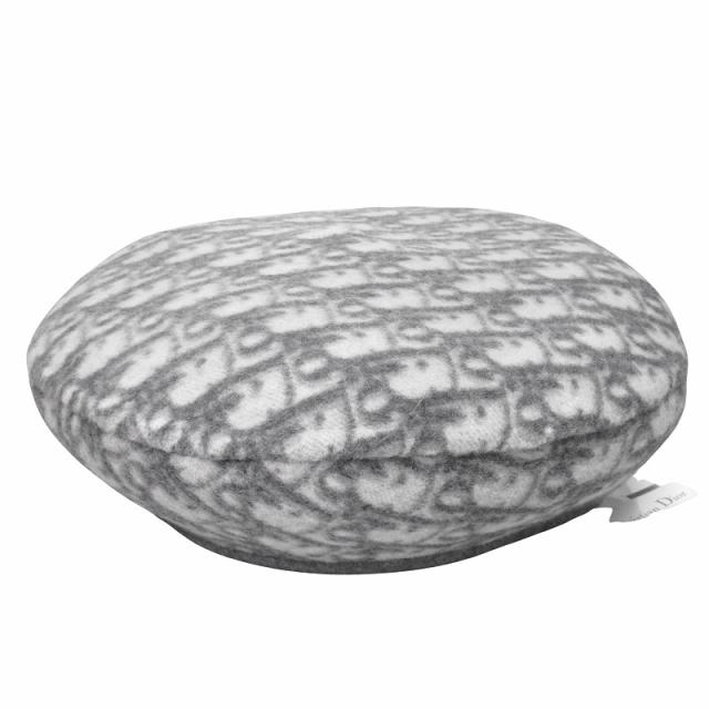 【中古】未使用品 21aw クリスチャンディオール オブリーク リバーシブル ベレー帽 ウール トロッター 総柄 帽子■12