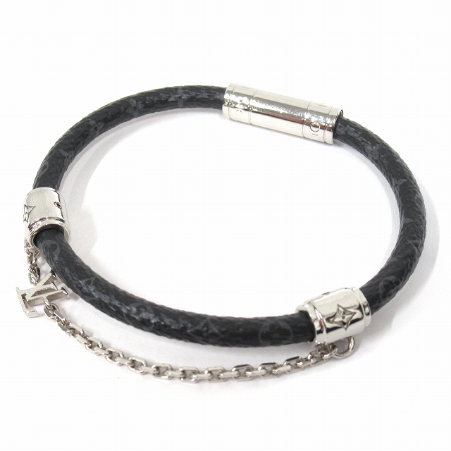 極美品　Louis Vuitton ブレスレット　モノグラム　レザー　M6558 極美品 Louis Vuitton ブレスレット モノグラム レザー M6558