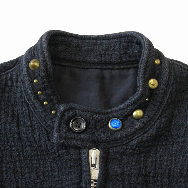 中古】美品 ポータークラシック × ウルフズヘッド 刺し子 スタッズ