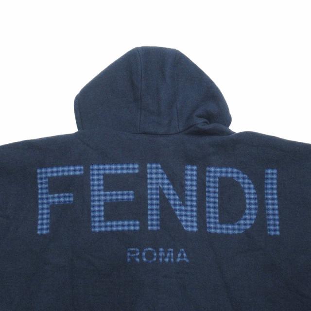 中古】美品 22aw フェンディ FENDI バックロゴ ウール カシミヤ