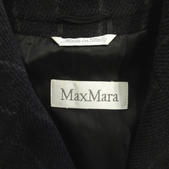 中古】マックスマーラ MAX MARA 白タグ ロング チェスター コート