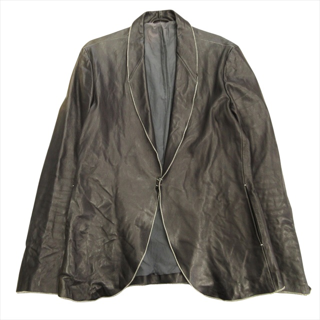 【中古】インカーネーション インカネーション incarnation レザー ショールカラー テーラード ジャケット ブレザー