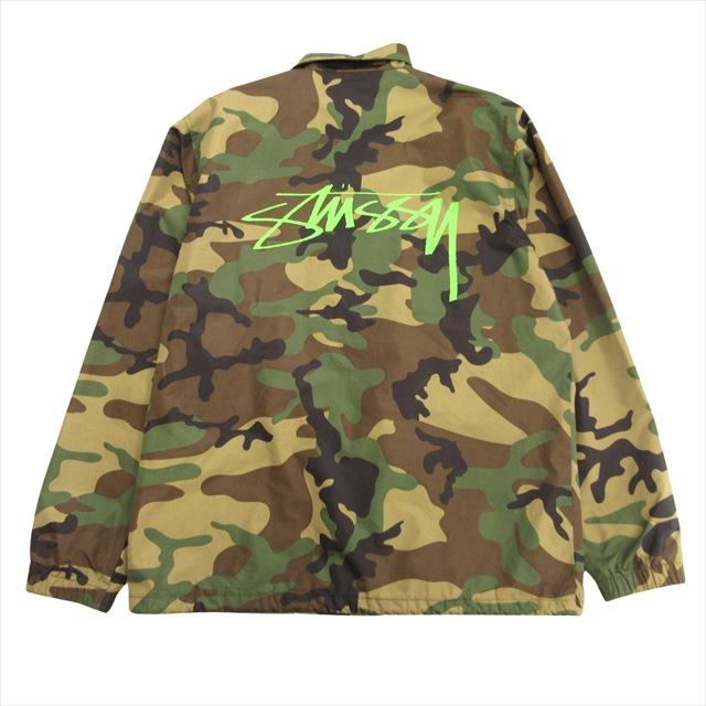 STUSSY カモフラ 迷彩 コーチジャケット STUSSY カモフラ 迷彩 コーチジャケット