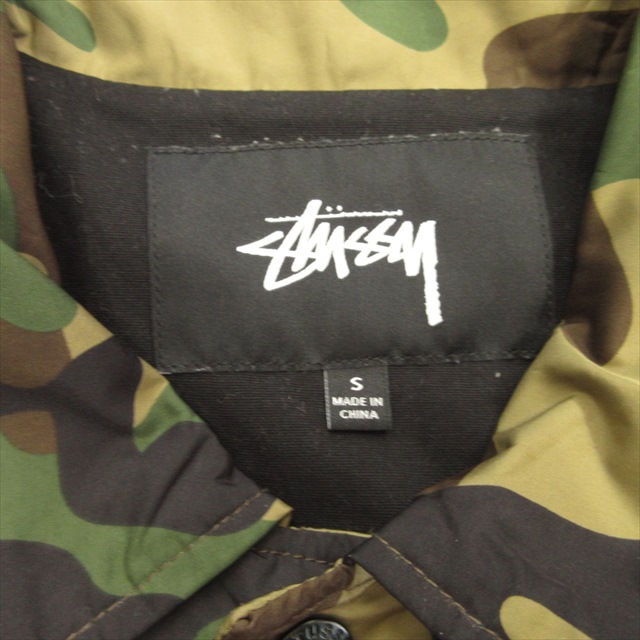 STUSSY カモフラ 迷彩 コーチジャケット STUSSY ステューシー ジャケット メンズ Camo Cruize Coach