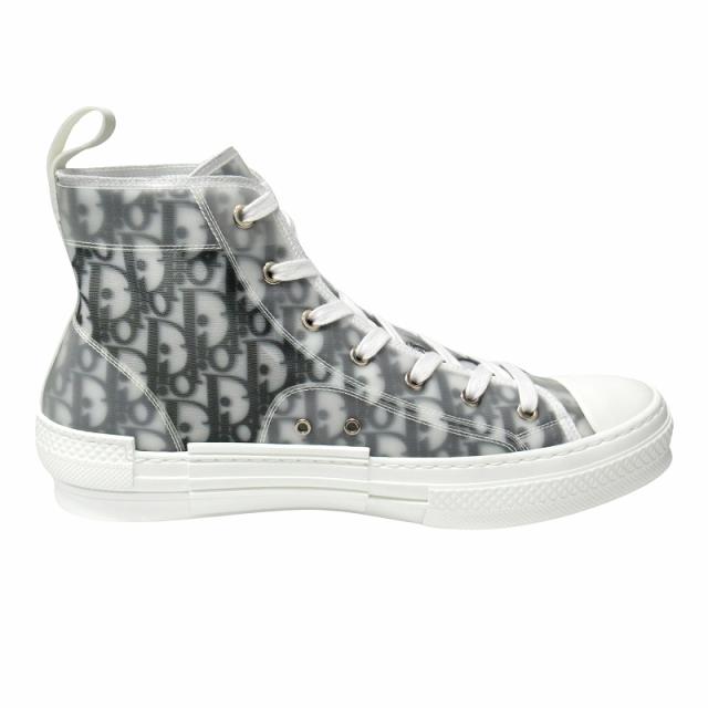 【中古】未使用品 ディオール DIOR オブリーク "B23" ハイトップ スニーカー シューズ ハイカット トロッター ▽２