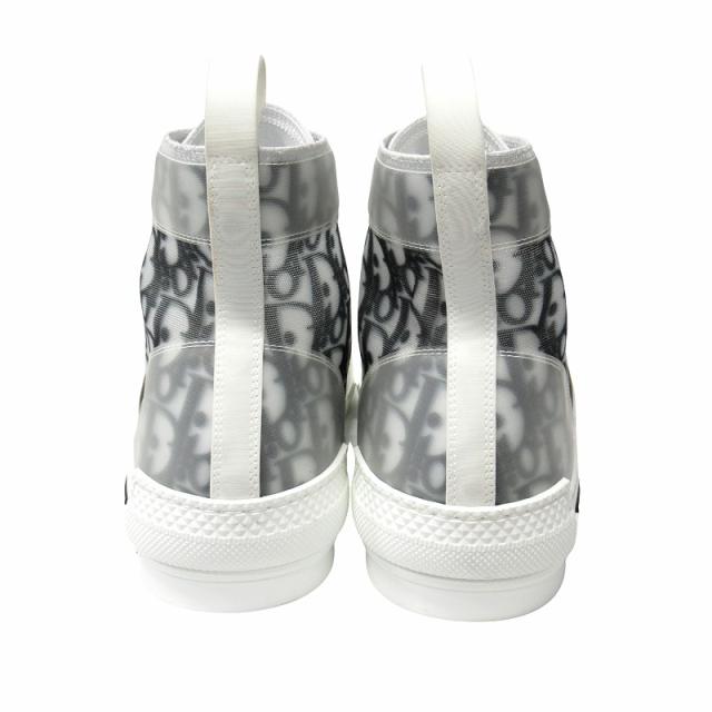 【中古】未使用品 ディオール DIOR オブリーク "B23" ハイトップ スニーカー シューズ ハイカット トロッター ▽２
