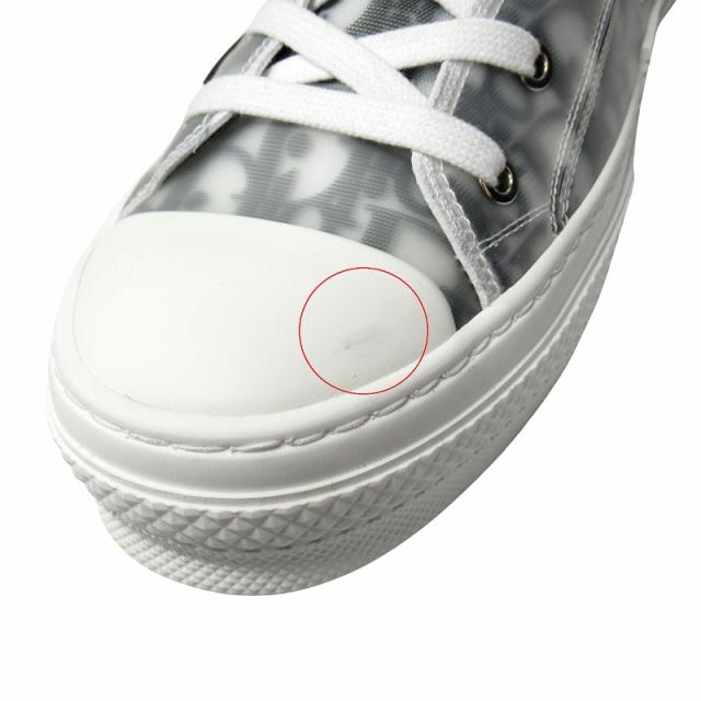 【中古】未使用品 ディオール DIOR オブリーク "B23" ハイトップ スニーカー シューズ ハイカット トロッター ▽２