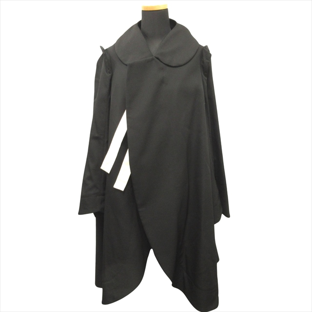 【中古】12aw コムデギャルソン COMME des GARCONS ウールギャバジン タイロッケン コート ジャケット