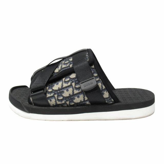 良品 ディオール DIOR アルファ スライド サンダル オブリーク ジャ