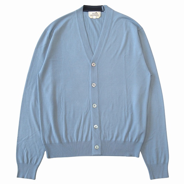 エルメス HERMES カーディガン 中古・古着通販HERMES (エルメス) ショールカラーカシミヤニット