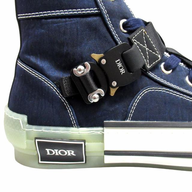 【中古】未使用品 19aw ディオール × アリクス 1017 ALYX 9SM "B23" ロゴ ハイカット スニーカー シューズ■２