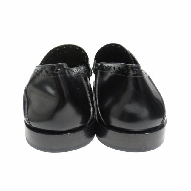 【中古】未使用品 クリスチャンディオール ボーイ "DiorBoy" ロゴプレート ローファー レザー シューズ■２