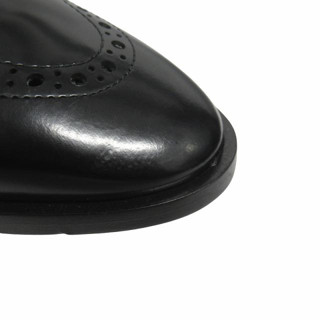 【中古】未使用品 クリスチャンディオール ボーイ "DiorBoy" ロゴプレート ローファー レザー シューズ■２