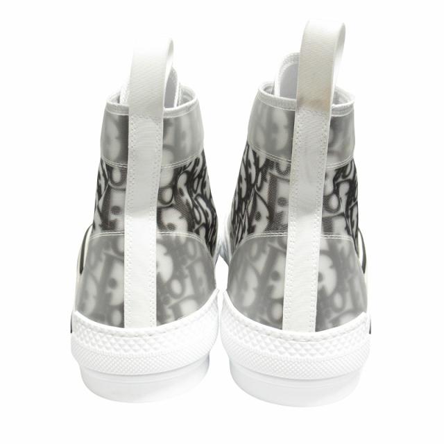 【中古】未使用品 ディオール DIOR オブリーク "B23" ハイトップ スニーカー シューズ ハイカット トロッター ▽２