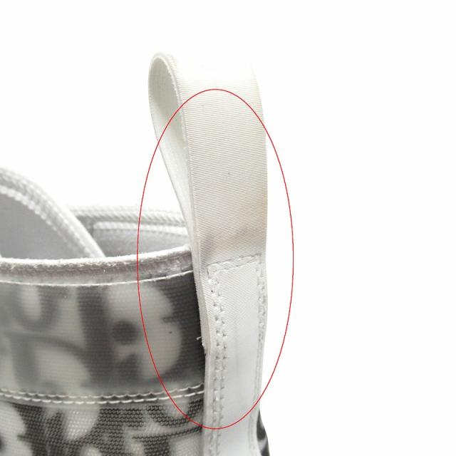 【中古】未使用品 ディオール DIOR オブリーク "B23" ハイトップ スニーカー シューズ ハイカット トロッター ▽２