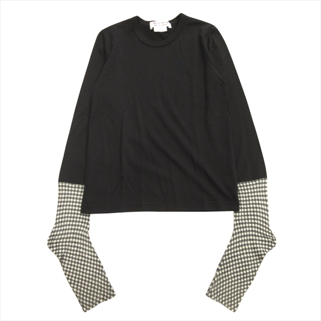 コムコム コムデギャルソンCOMME des GARCONS フリルカラーリネン燕尾ジャケット ベージュS