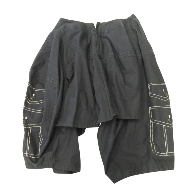 中古】09aw コムデギャルソン COMME des GARCONS 裾付き 変形 スカート