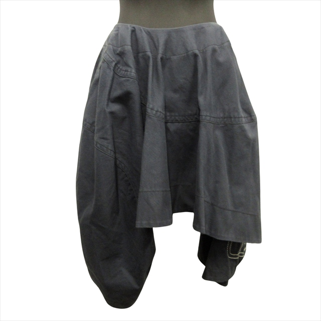 中古】09aw コムデギャルソン COMME des GARCONS 裾付き 変形 スカート