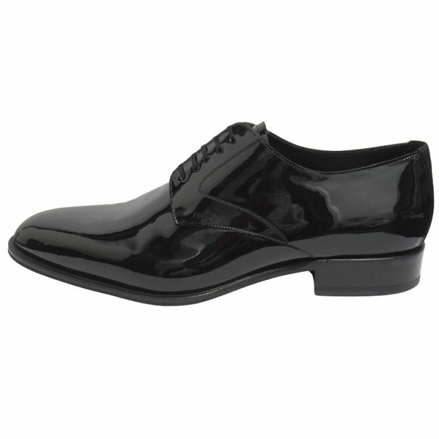 【中古】未使用品 23年 ディオール DIOR タイムレス ダービー シューズ パテント カーフスキン レザーシューズ■２