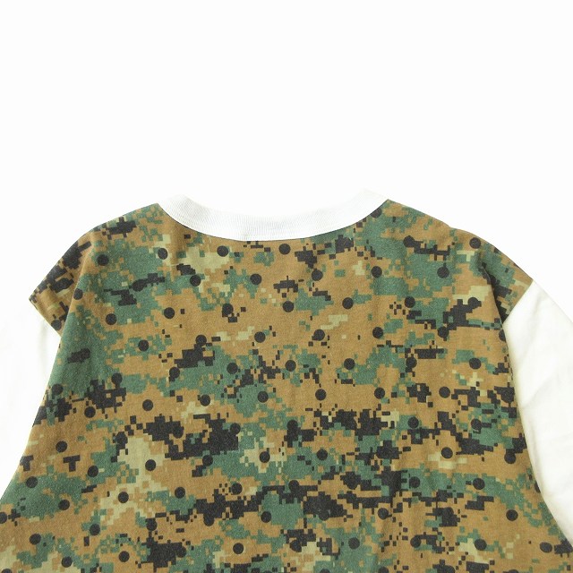 【中古】13SS シュプリーム × コムデギャルソンシャツ ミラー 反転 ボックスロゴ Tシャツ Box LogoTee カモフラ