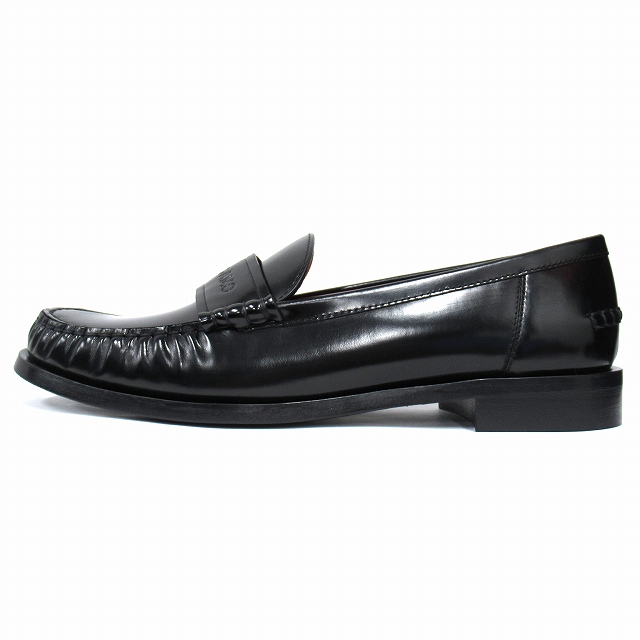 【中古】未使用品 23AW サルヴァトーレフェラガモ Salvatore Ferragamo "IRINA" カウハイド レザー ローファー ◆６