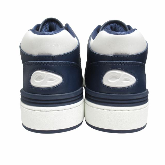 【中古】未使用品 2023年 ディオール DIOR "B57" ドリブル レザー スニーカー CDロゴ オブリーク ジャガード ▽２