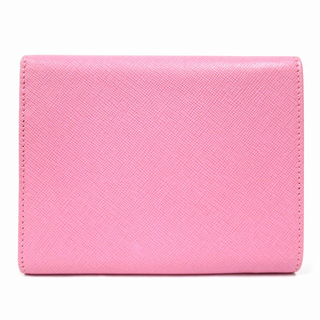 あり】正規品 美品！PRADA プラダ 三つ折財布 ベージュ 1年間使用 あり