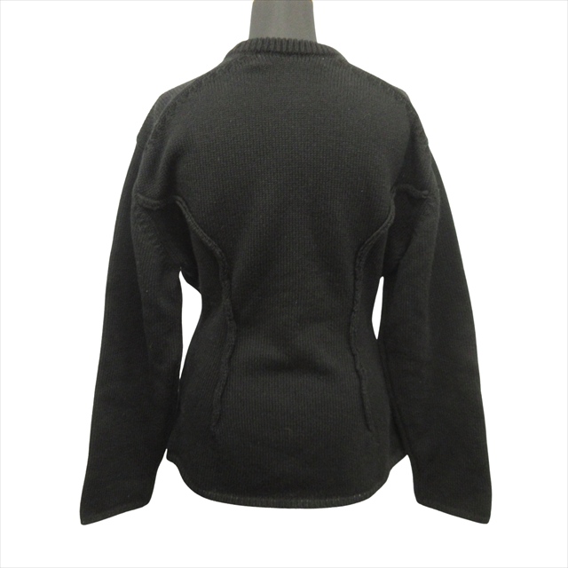 【中古】美品 22aw コムデギャルソン COMME des GARCONS 黒い薔薇 ウエストシェイプ ニット セーター クルーネック 中古】美品 22aw コムデギャルソン COMME des GARCONS 黒い薔薇