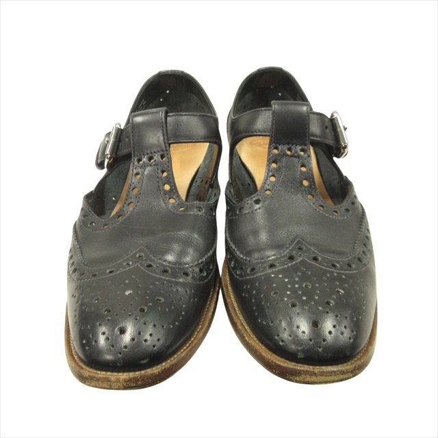 中古】チャーチ church's TAYLA フルブローグ レザー サンダル ドレス