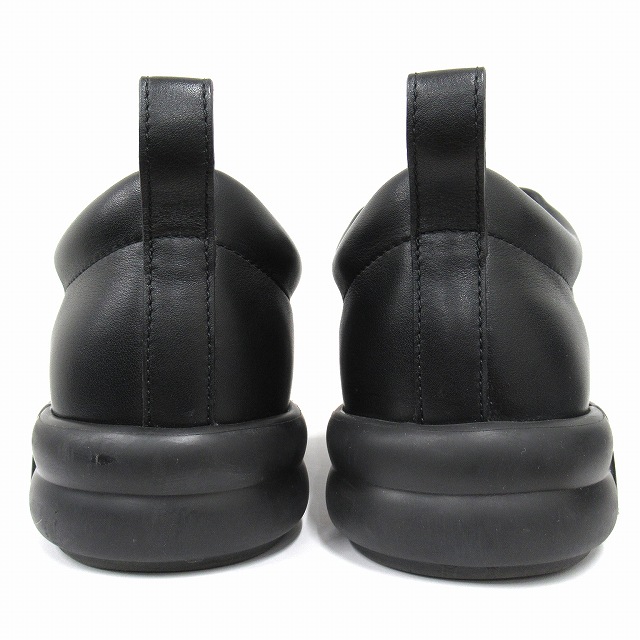 【中古】美品 エルメス HERMES "Happy" ハッピー スニーカー シューズ 靴 ローカット レザー サイズ38 24.5cm ◆８